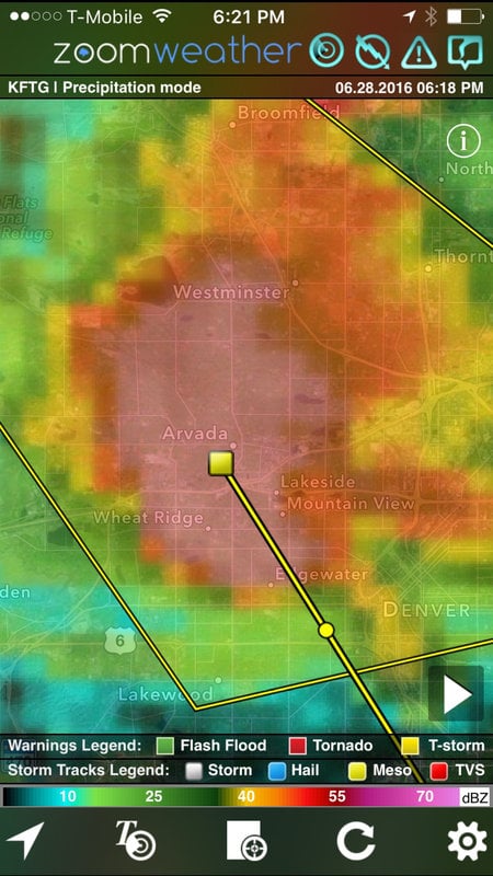 hail path screenshot